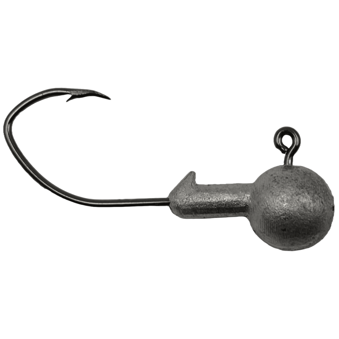 Round Ball Jig Head with Sickle Hook