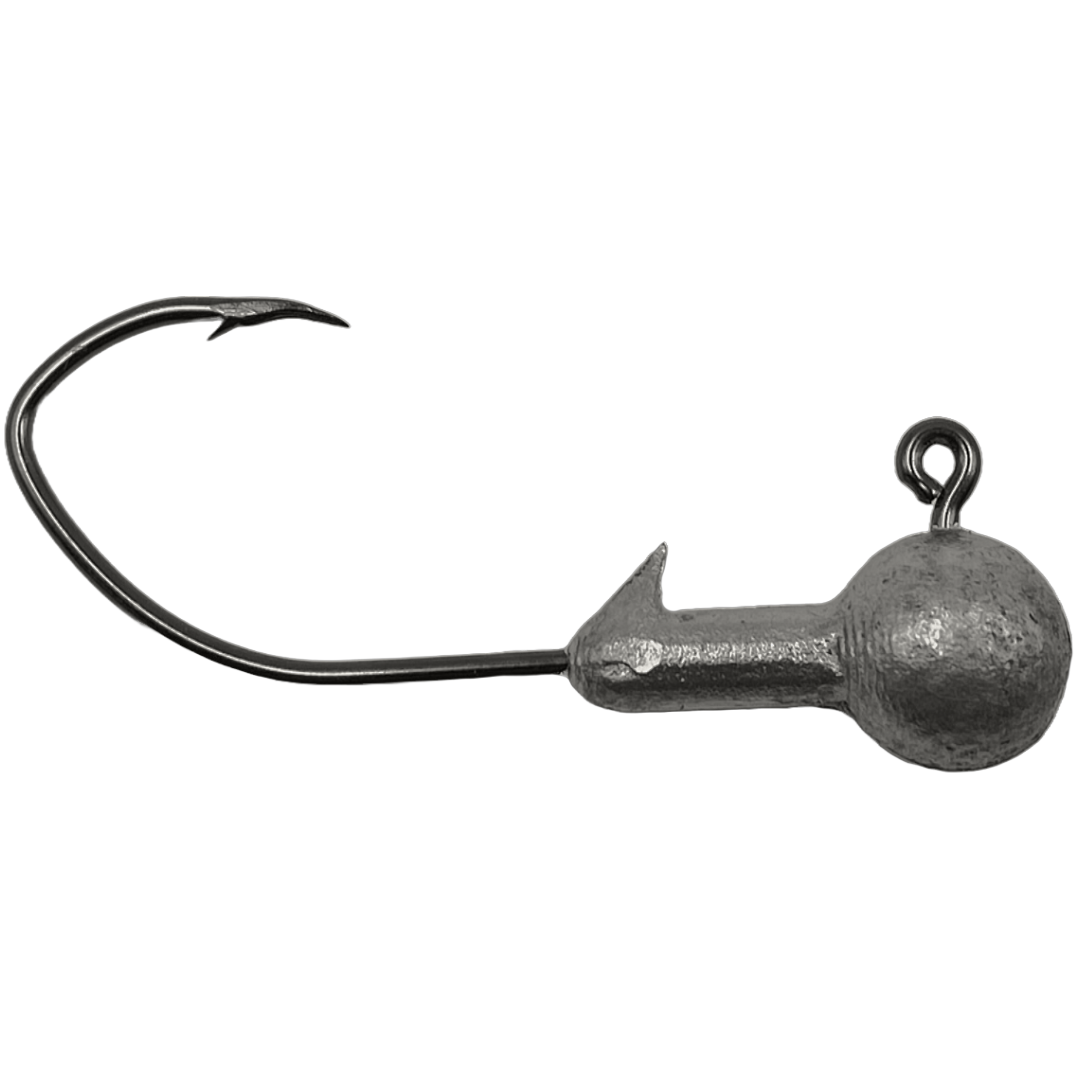 Round Ball Jig Head with Sickle Hook