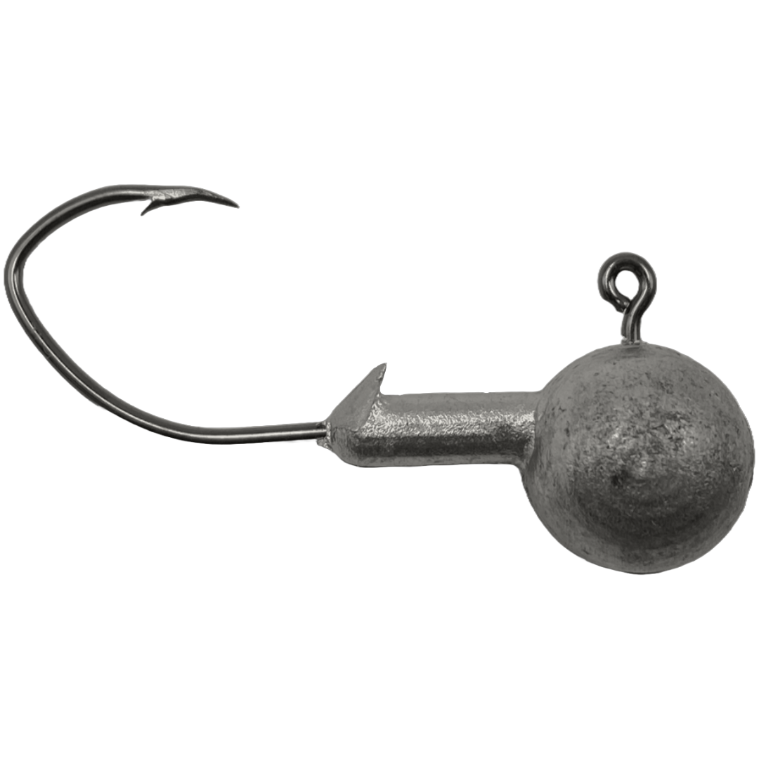 Round Ball Jig Head with Sickle Hook