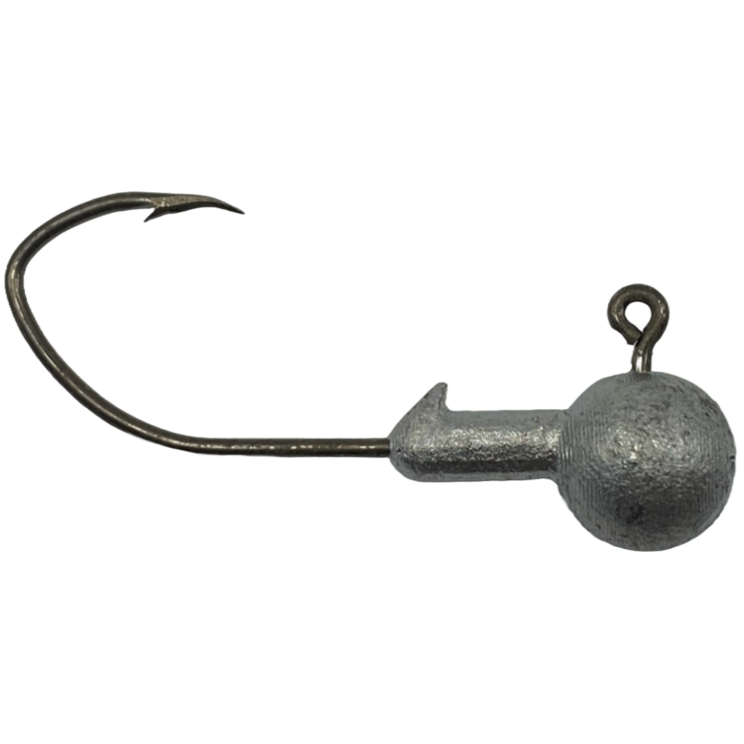 Round Ball Jig Head with Sickle Hook