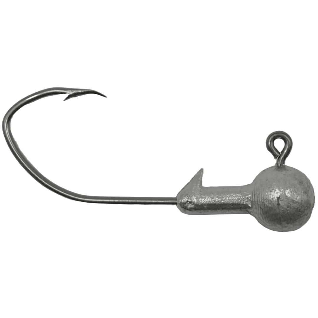 Round Ball Jig Head with Sickle Hook