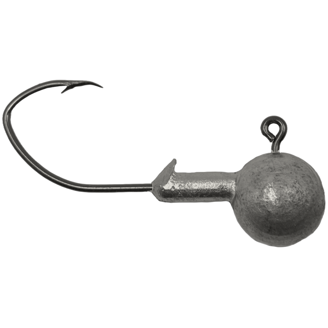 Round Ball Jig Head with Sickle Hook