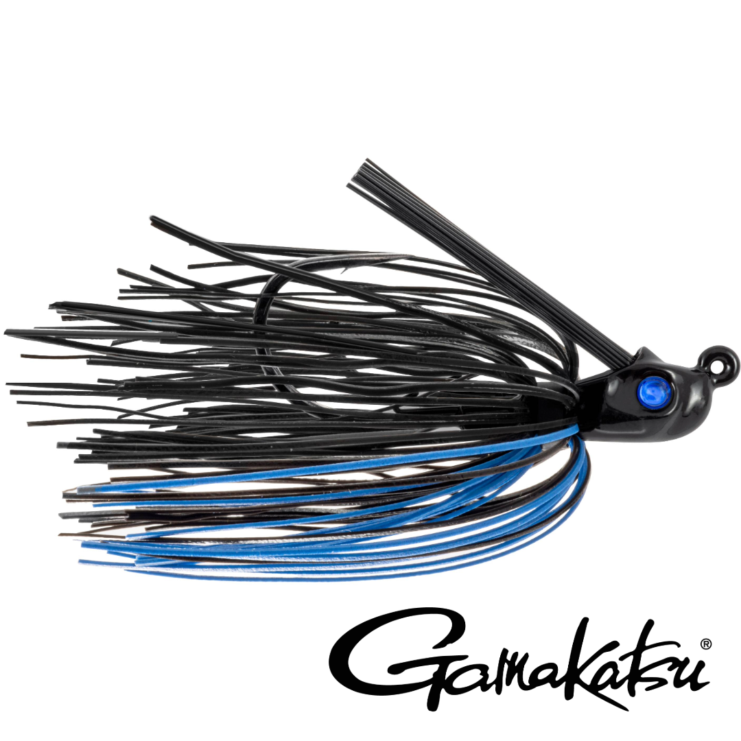 blue fish hooks tackle Superline Swim Jig Black Blue / 1/2 oz
