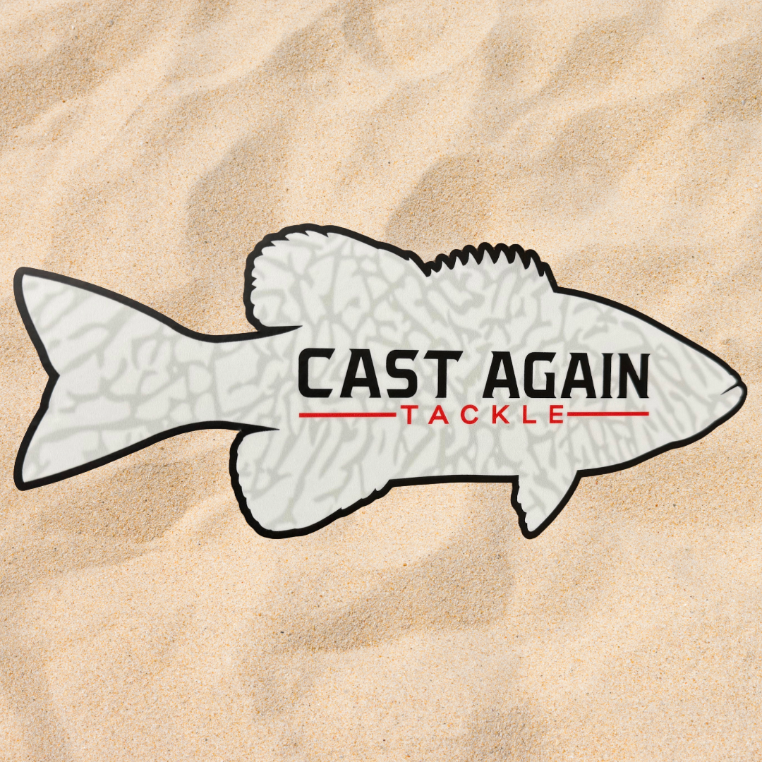 Cast Again Bass Decal